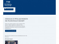 pianohaus-kemp.de Webseite Vorschau