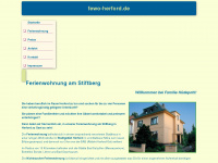 fewo-herford.de Webseite Vorschau