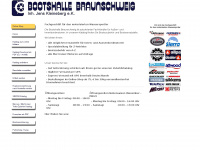 bootshalle-braunschweig.com Webseite Vorschau