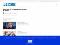 borchers-elektro.de Webseite Vorschau
