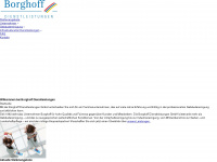 borghoff-dienstleistungen.de Webseite Vorschau