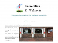 borkum-immobilie.de Webseite Vorschau