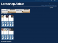 airbus-shop.com Webseite Vorschau