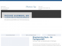 brautservice-saju.de Webseite Vorschau
