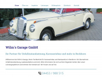 wilms-garage.de Webseite Vorschau
