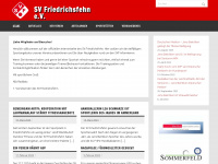 sv-friedrichsfehn.de Webseite Vorschau