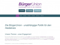 buergerunion.de Webseite Vorschau