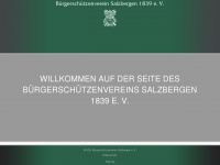 buergerschuetzen1839.de Webseite Vorschau