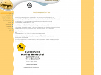 bueroservice-hentschel.de Webseite Vorschau