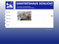 sanitaetshaus-schlicht.de Webseite Vorschau