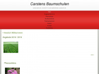 carstens-baumschulen.de Webseite Vorschau