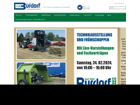 burdorf-landmaschinen.de Webseite Vorschau