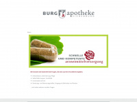 burg-apotheke-siedenburg.de Webseite Vorschau