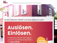 burg-apotheke-aurich.de Webseite Vorschau