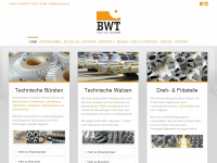 bwt-spitzer.de Webseite Vorschau