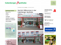 calenberger-apotheke.de Webseite Vorschau