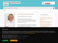 cdu-rethem.de Webseite Vorschau