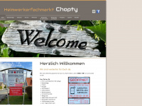 chopty.de Webseite Vorschau