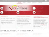 christianischule-lueneburg.de Webseite Vorschau