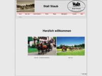 stallstaub.ch Webseite Vorschau