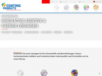 coating-products.com Webseite Vorschau
