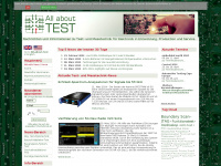 all-about-test.info Webseite Vorschau