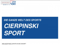 cierpinski-sport.de Webseite Vorschau