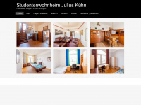studentenwohnheim-julius-kuehn.de Webseite Vorschau