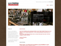 la-crema.de Webseite Vorschau