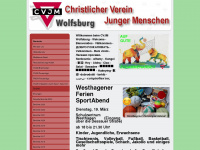 cvjm-wolfsburg.de Webseite Vorschau