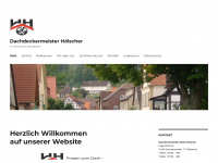 dachdeckerei-hoelscher.de Webseite Vorschau