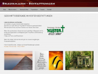 braukmann-bestattungen.de Webseite Vorschau