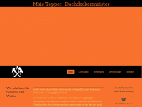 dachdecker-tepper.de Webseite Vorschau