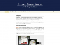 studio-philip-simon.de Webseite Vorschau