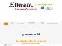 reisebuero-dedolf.de Webseite Vorschau