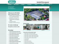 hoeflinger.com Webseite Vorschau