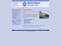 muehlenbau-zaehr.de Webseite Vorschau