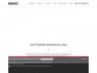 manaz.de Webseite Vorschau