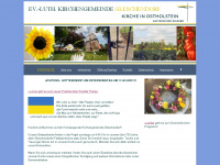 kirche-gleschendorf.de Webseite Vorschau