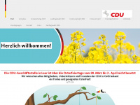 cdu-leer.de Webseite Vorschau