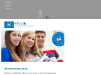 internat-krueger.de Webseite Vorschau