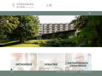 doerenberg-klinik.de Webseite Vorschau