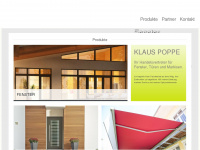 klaus-poppe.de Webseite Vorschau