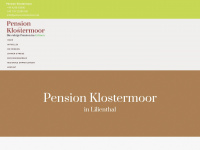 pension-klostermoor.de Webseite Vorschau