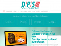 dps-wolff.de Webseite Vorschau