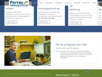 porrey-werbung.de Webseite Vorschau
