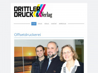drittler-druck.de Webseite Vorschau