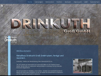 drinkuth-metallbau.de Webseite Vorschau