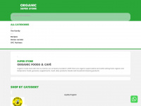 organicfoodsandcafe.com Webseite Vorschau