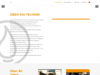 ehi-technik.de Webseite Vorschau